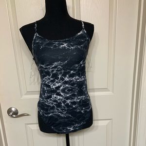 Blue tie dye bodysuit size L